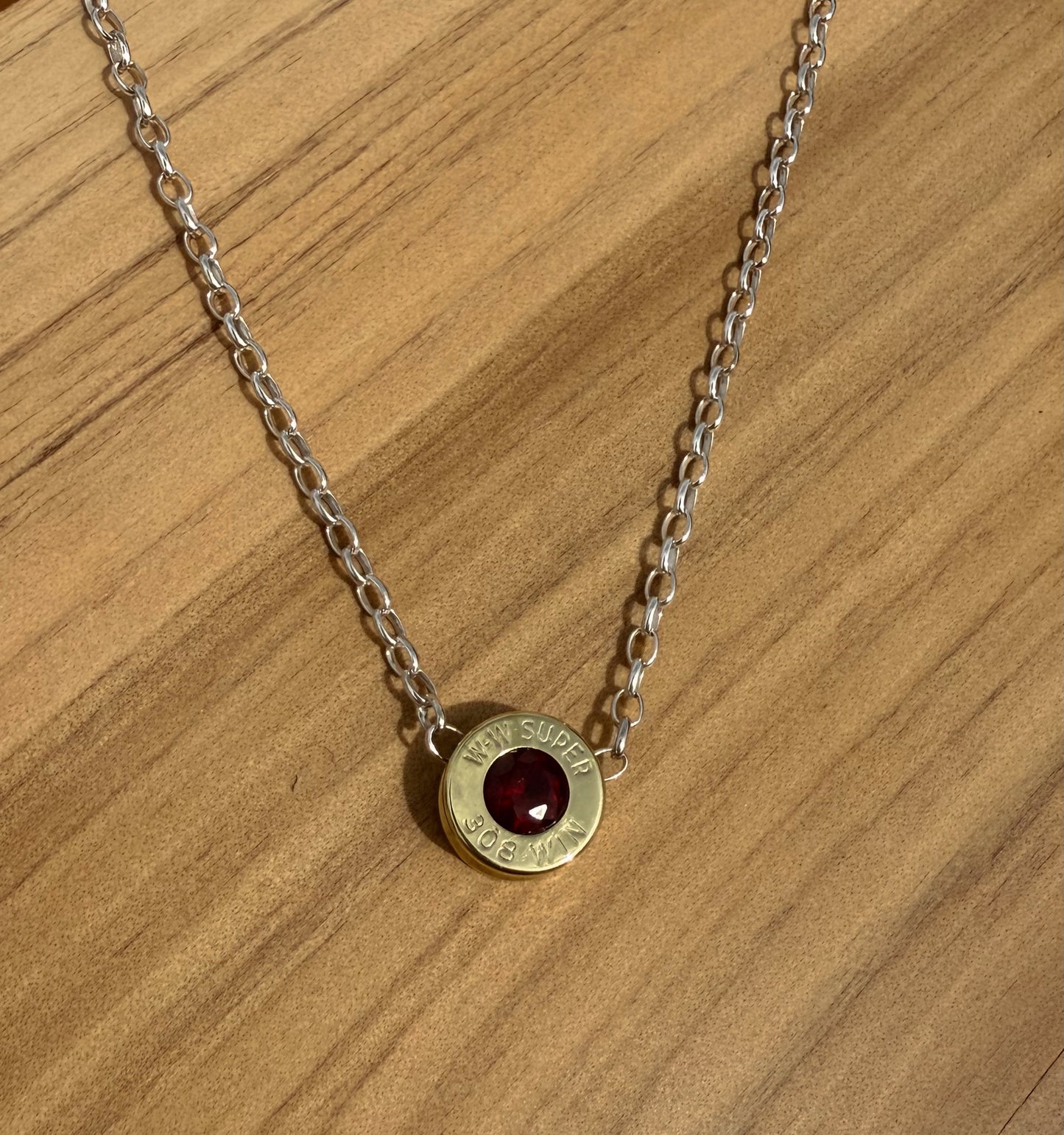 The Ruby Bullet Necklace
