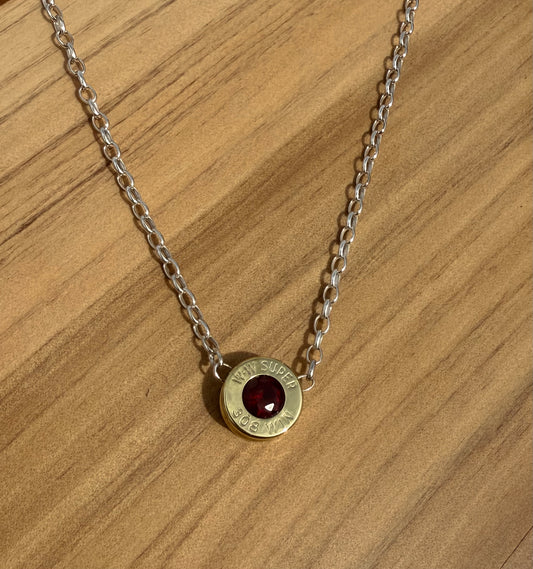 The Ruby Bullet Necklace