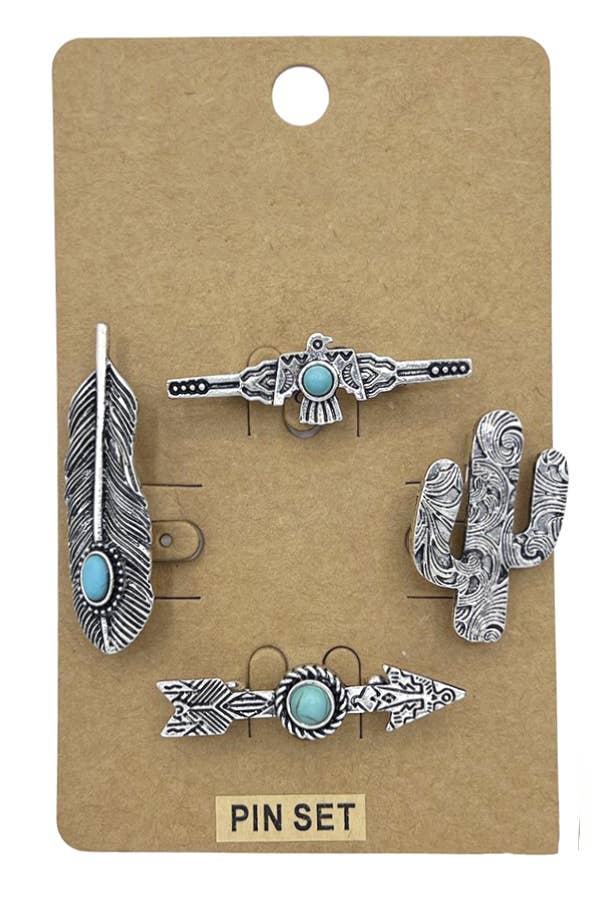 The Whisper Hat Pins