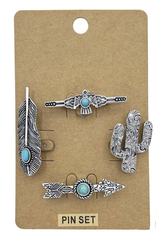 The Whisper Hat Pins